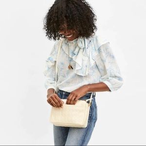 Clare V Marisol Cream Diamond in excellent condition!